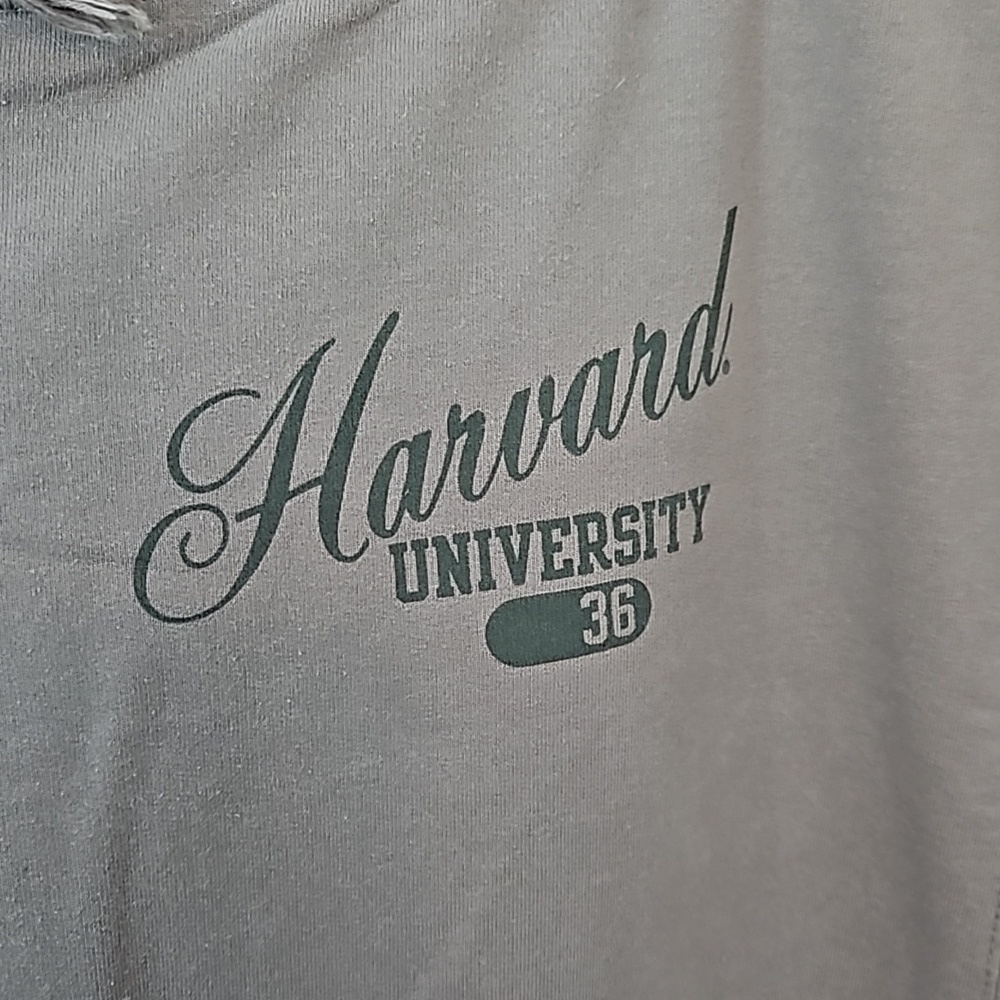 Harvard University Green/gray Wide Leg Sweatpants Size XLarge 🎯 - Picture 3 of 6